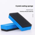 Car repair wax kit with two bottles (A Wax and B Wax) and a frosted sponge mop for scratch removal and paint polishing.