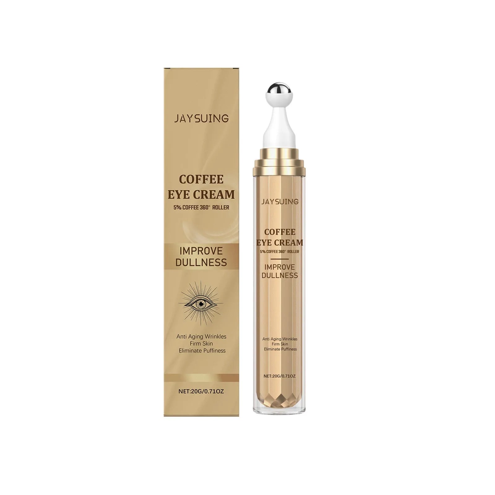 20g jar of Caffeine Firming Eye Cream with Coffee Extract for under-eye skin