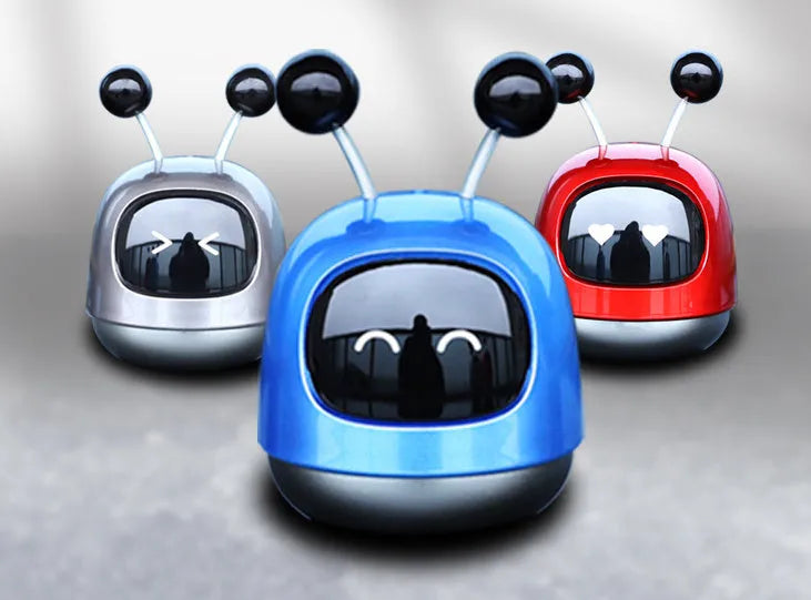 Robot-shaped car vent aromatherapy diffuser decoration with 40ml gel capacity