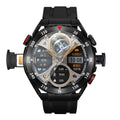 WS10 smart watch with black strap and AMOLED screen showing heart rate monitoring interface