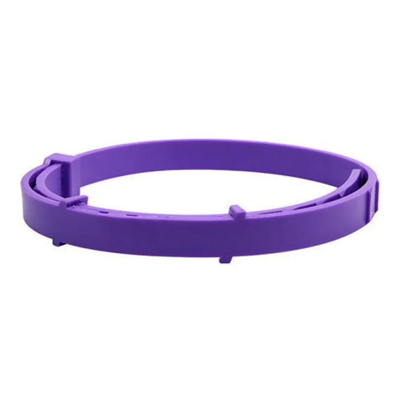Adjustable pet anti-mosquito collar for cats and dogs with natural plant extracts in grey packaging