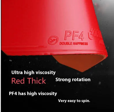 Fast Attack Sticky Classic-50 table tennis racket with anti-spin rubber in red and black colour options.