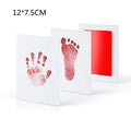 Baby hand and foot print disposable ink pad in multiple colours for keepsake crafting