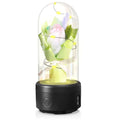 LED light bouquet and Bluetooth speaker inside a glass lampshade decorative night light ornament