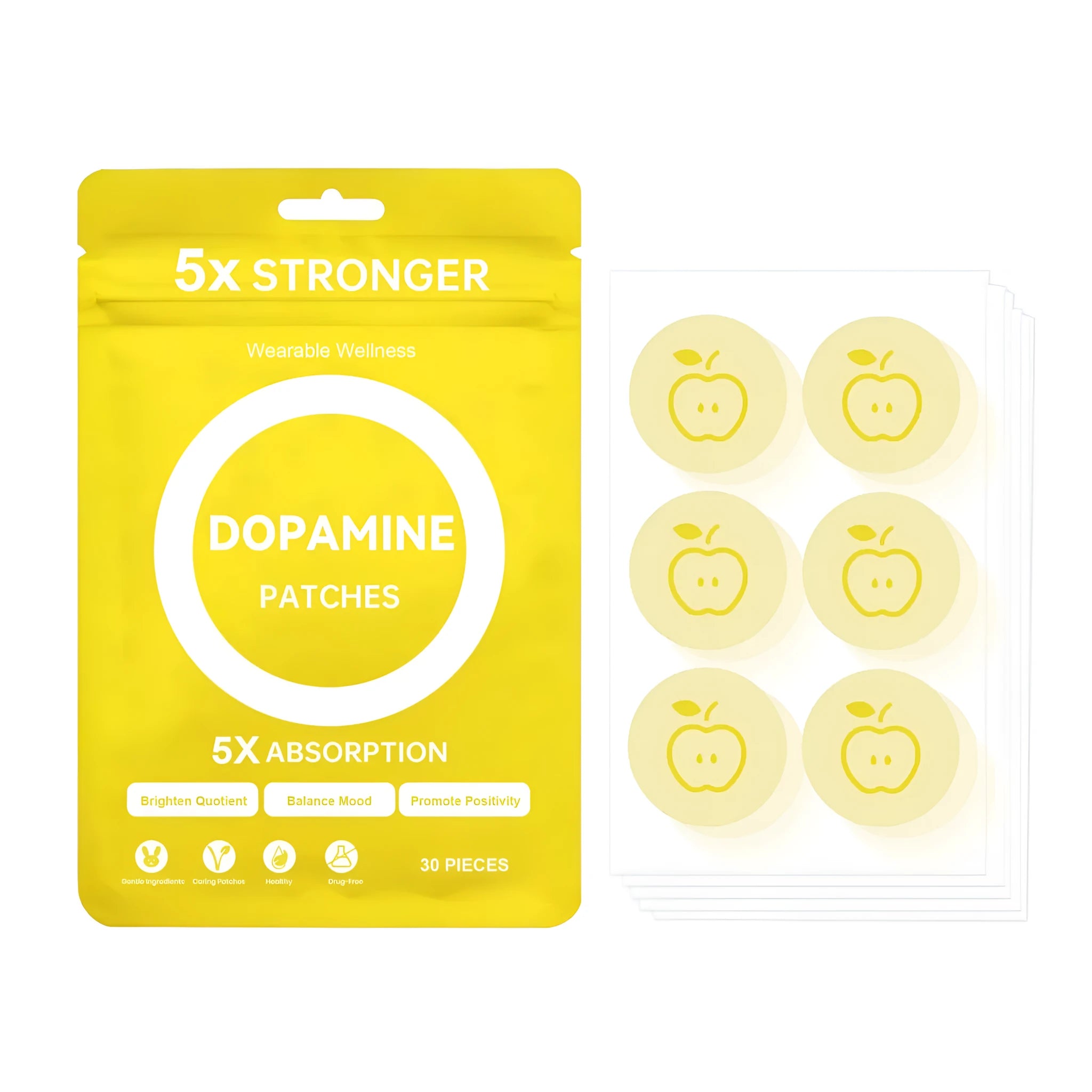 Body Health Auxiliary Patch 30-pack with mineral oil, vitamin E, lavender and mint extracts