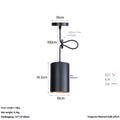 Retro geometric iron chandelier in matte black finish with multiple arms, hanging from a ceiling.