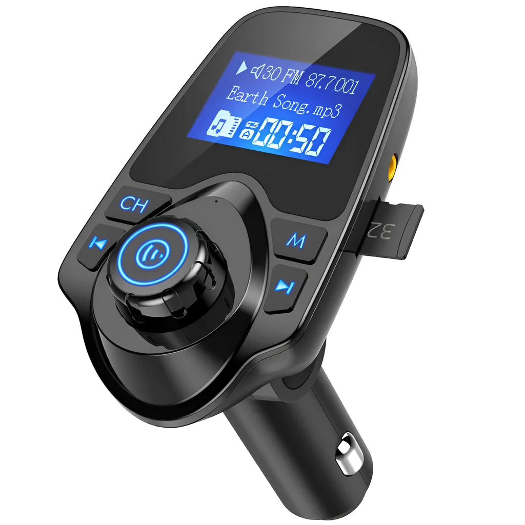 Player Audio And Video Navigation FM Transmitter with 1.3 inch monochrome screen and Bluetooth for cars