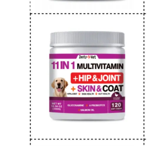 A bottle of health supplement capsules containing 120 capsules, shown with a label indicating seven style options.
