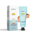30ml bottle of Curdling Sunscreen Moisturising Liquid Foundation in three shade options: Dark Skin, Ivory White, Natural Colour.