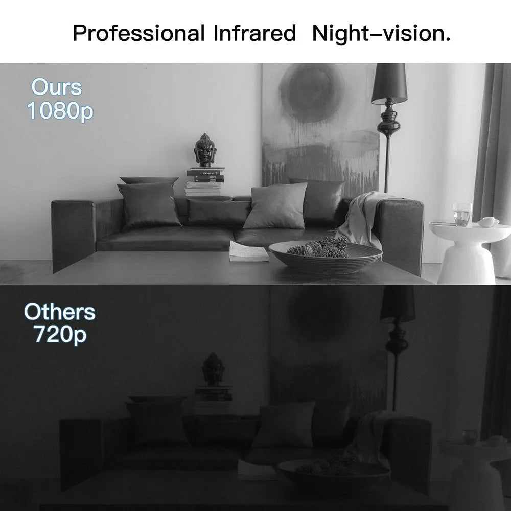 Black HD DV home camera on a stand with a rotational lens, shown as a dashcam and action camera.