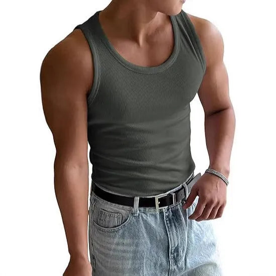 Men's tight fit round neck workout T-shirt in polyester with wool lining, shown in multiple colours.