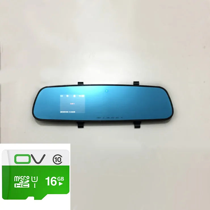 1080P HD rearview mirror driving recorder with 2.4 inch display and 100 degree lens angle