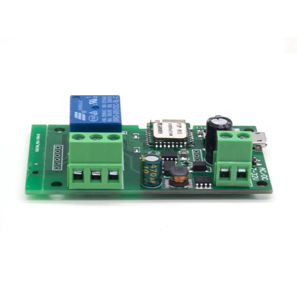 SMG-WF01 series 1 way relay module with USB port and PCB antenna