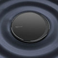 Black kuulaa KL-CD16 wireless disc phone charger with Micro USB port and LED indicator
