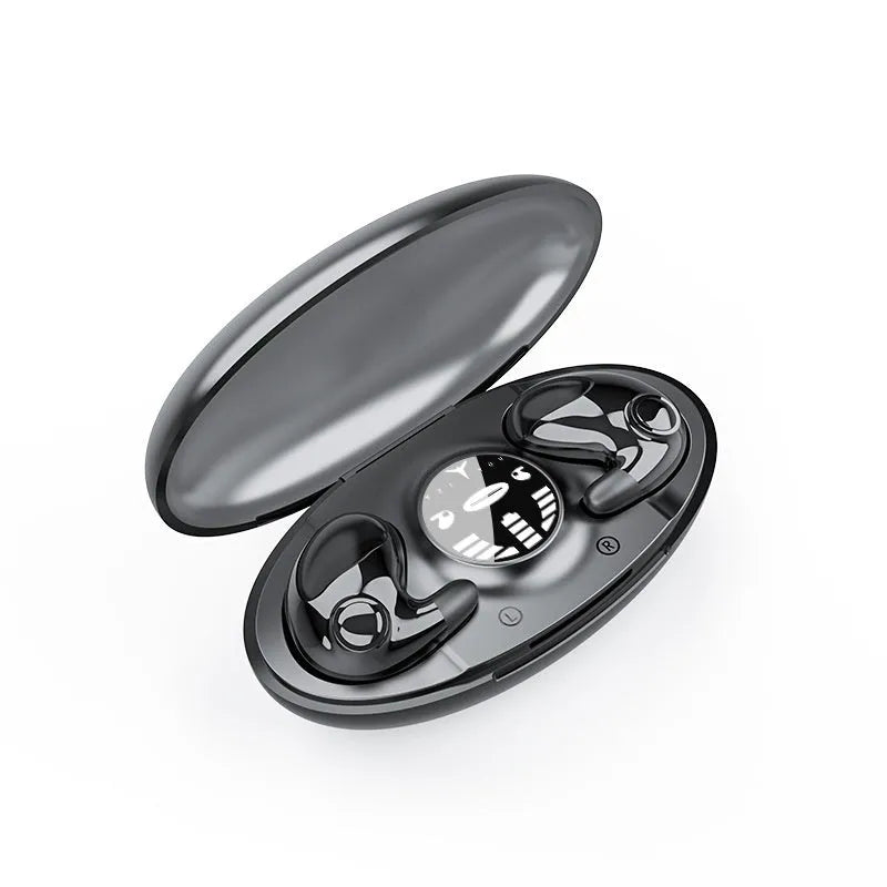 Black, white or skin in-ear Bluetooth 5.3 headset, mini lightweight plastic earphone with 10m range.