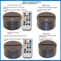 USB LED small table lamp musical note shape modern simple design 245x185x55mm touch control