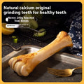 Large, Medium, Small puppy molar rod chew on a white background, roasted ox bone flavour.