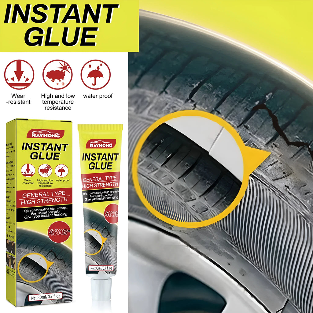 30ml bottle of car tyre repair adhesive for crack sealing and puncture repair