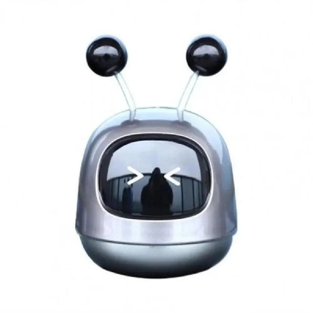 Robot-shaped car vent aromatherapy diffuser decoration with 40ml gel capacity