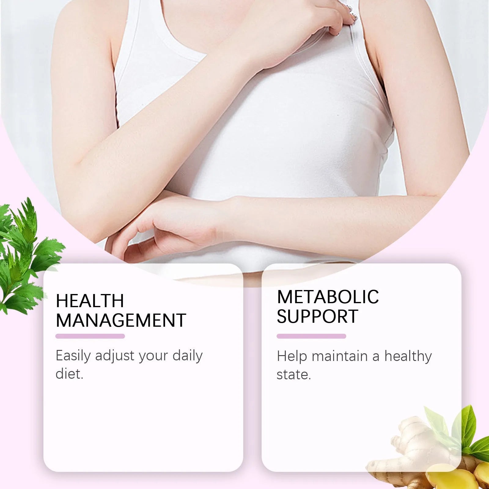 Four 3x3cm nursing adhesive care patches with acetyle hexapeptide-8 and botanical ingredients