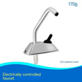 Electronic control RV faucet with 316 stainless steel construction and rotating design