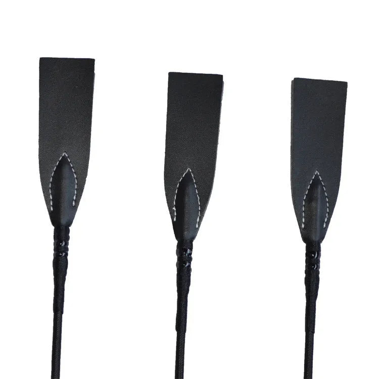 Short low carbon steel rider whip for obstacle training on flat surface