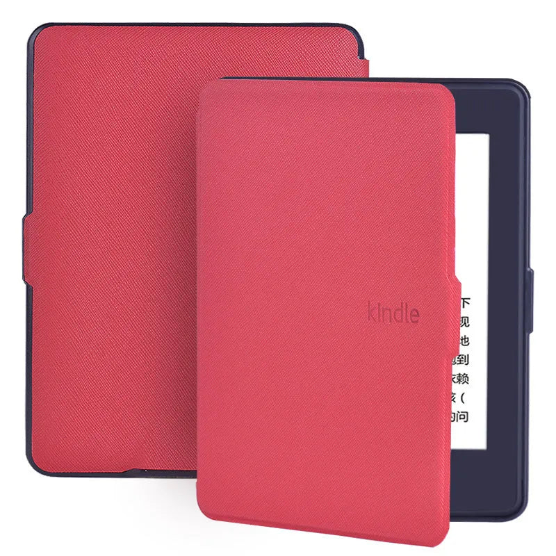 Kindle Paperwhite microfiber leather case in black, book-style cover, 170mm x 120mm x 10mm