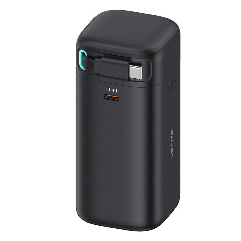 PD45w fast charging power bank 18000mAh with magnetisation nanowire in Lightning Black