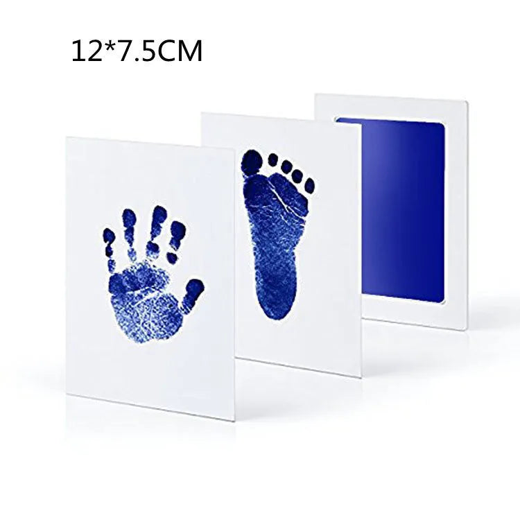 Baby hand and foot print disposable ink pad in multiple colours for keepsake crafting