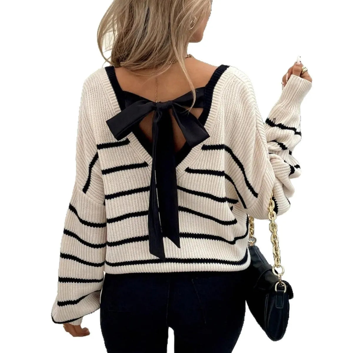 Plus size women's loose fit striped pullover top in apricot, belly covering casual wear