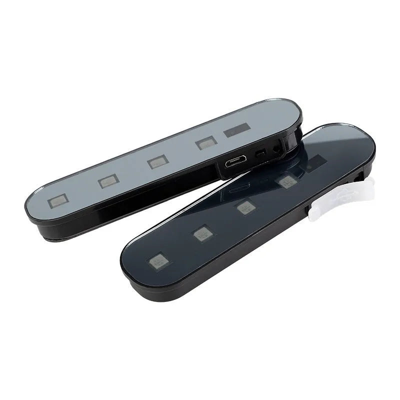 T-style colourful car door induction lamp with magnetic mounting for automatic courtesy lighting