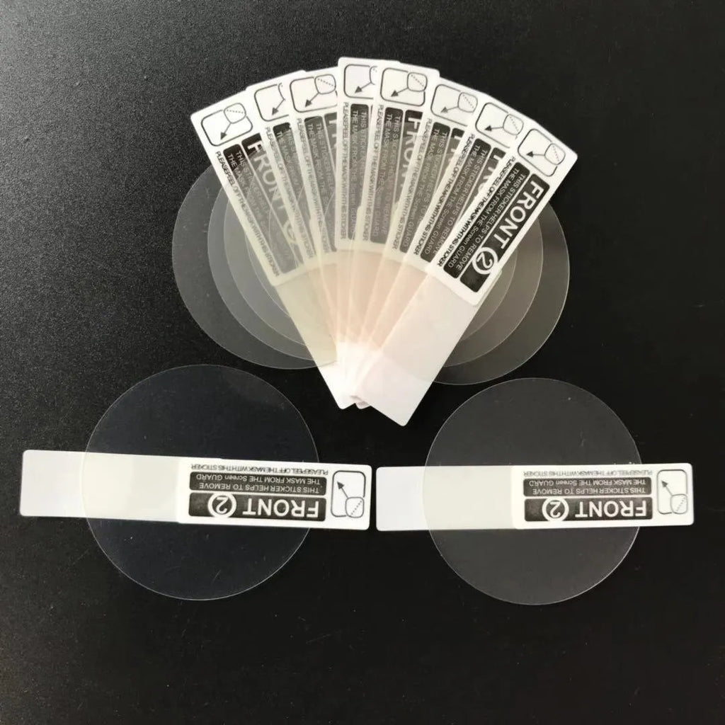 Three clear transparent screen protector films for Ticwatch 2 smartwatch with matte finish