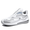 Summer men's air cushion height increasing casual shoes in black and white colour options