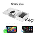 Car wireless entertainment box with 2Air protocol conversion and 76mm compact dimensions