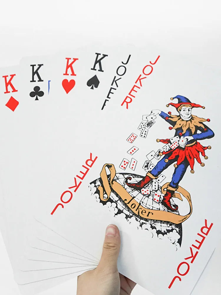 Large size playing cards for Fight the Landlord table game in oversized format