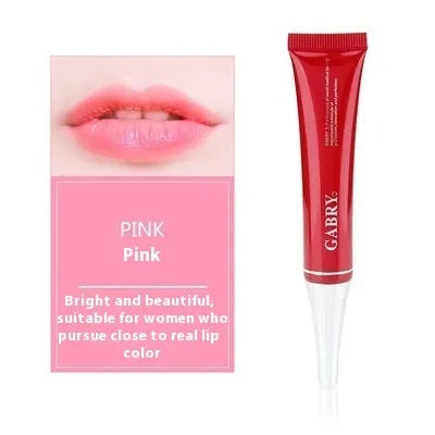 Vermilion lip gloss tube and lip lotion in shades Pink, Orange Red, Bright Rose Red, Rose Red, Seashell.