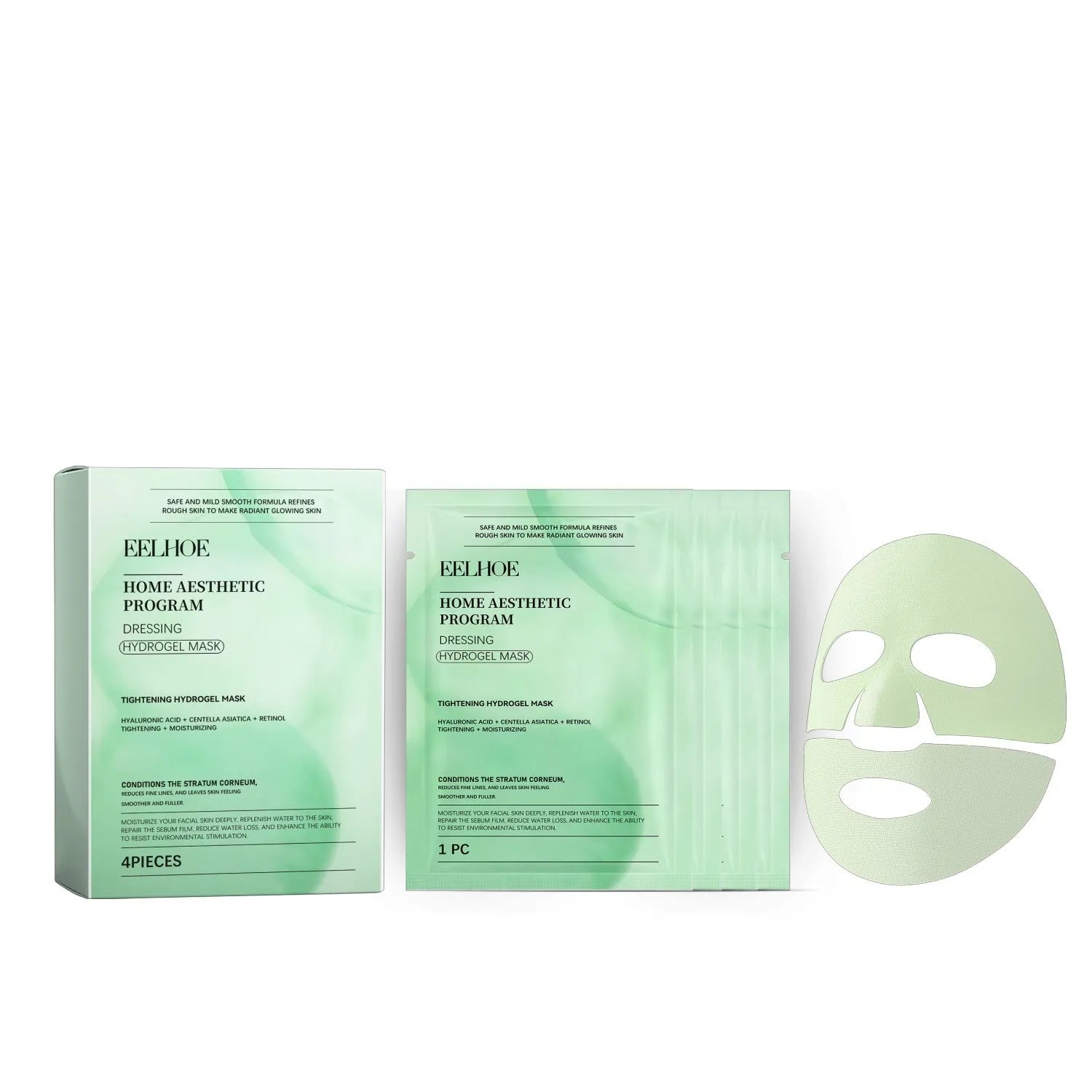 Retinol hydrating facial mask single piece or pack of four.
