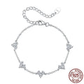 Simple Love S925 sterling silver bracelet in BSB227 colour with electroplated finish