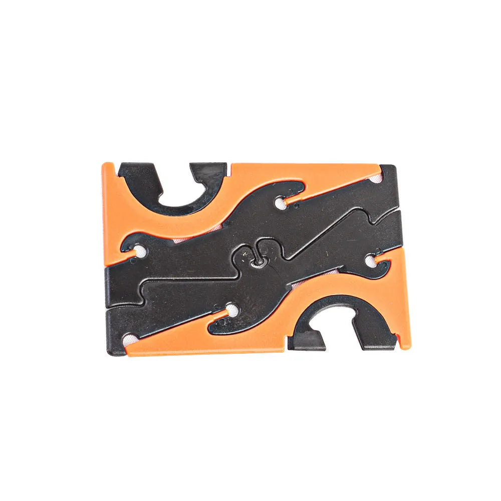 Creative foldable desktop bracket small and easy to carry plastic 8cm by 5cm in red