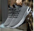 Men's solid colour casual shoes with a mesh upper in Army Green.