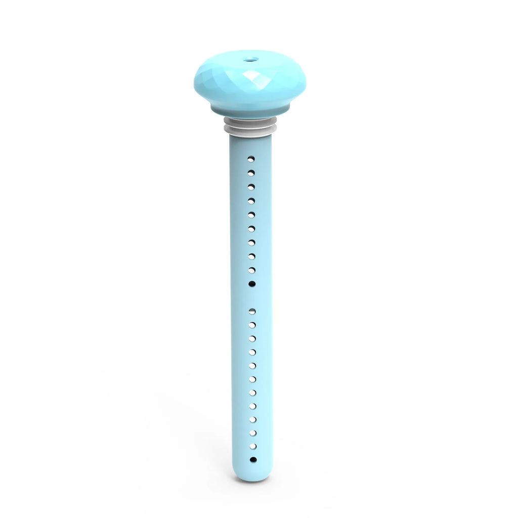 USB mini ultrasonic air humidifier, 54mm x 220mm columnar shape, white pink blue, with USB cable and cotton swabs