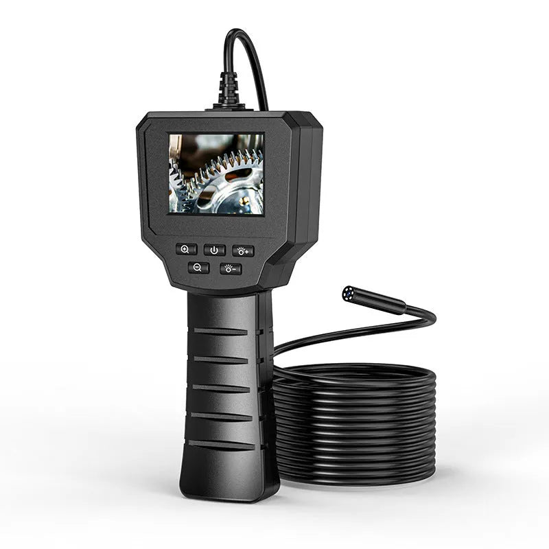 HD waterproof endoscope camera with 8mm probe for automotive and pipe inspection