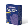Good Night Deep Relaxation Foot Patch 10-pack box with patches on feet