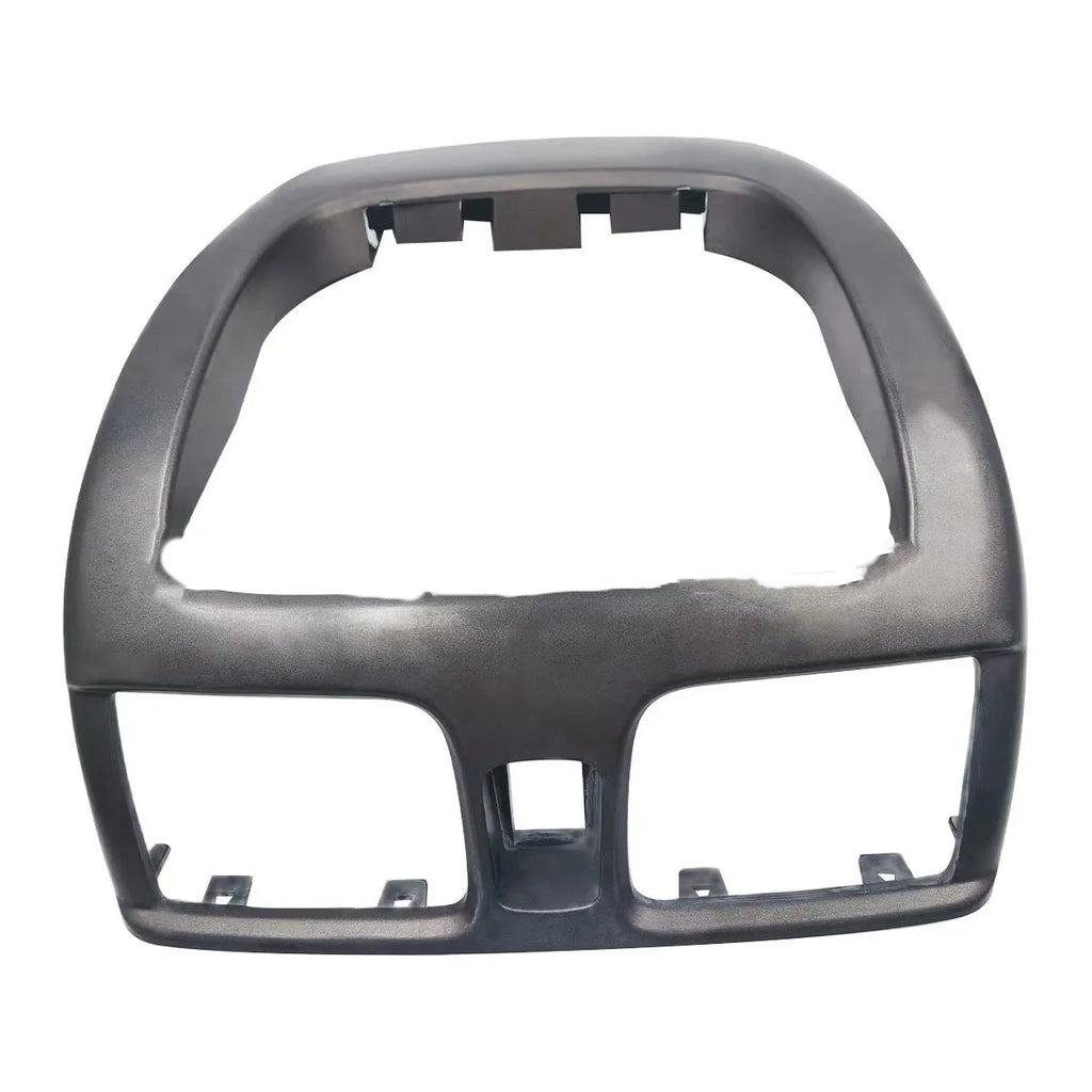 Black plastic instrument panel outlet face cover for Nissan, ABS material, 36 by 29 by 9 centimetres