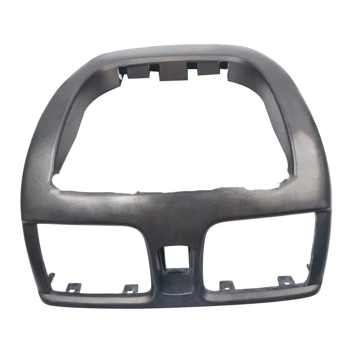 Black plastic instrument panel outlet face cover for Nissan, ABS material, 36 by 29 by 9 centimetres
