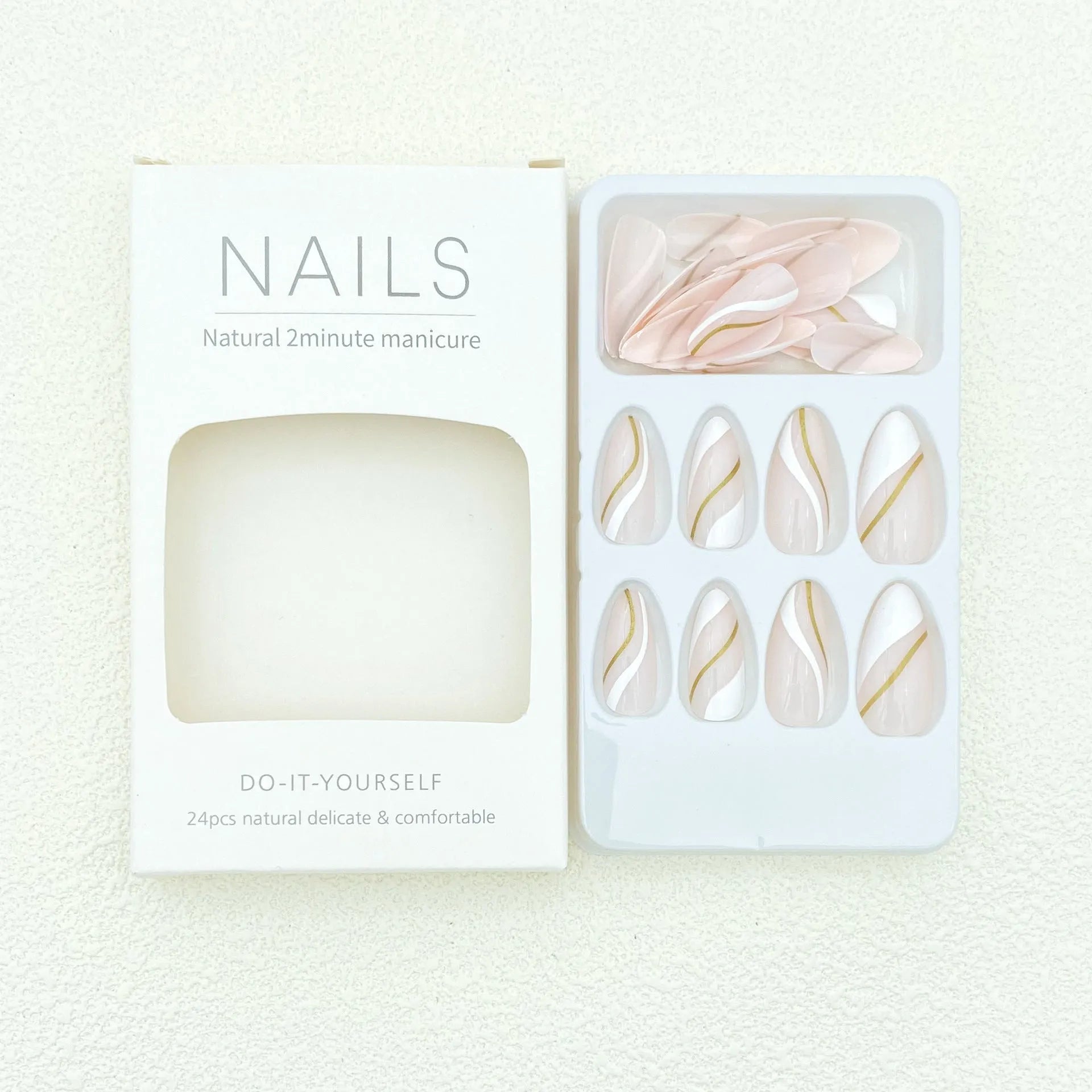 Medium drop shape plaid pattern nail stickers JF0518 with jelly glue adhesive