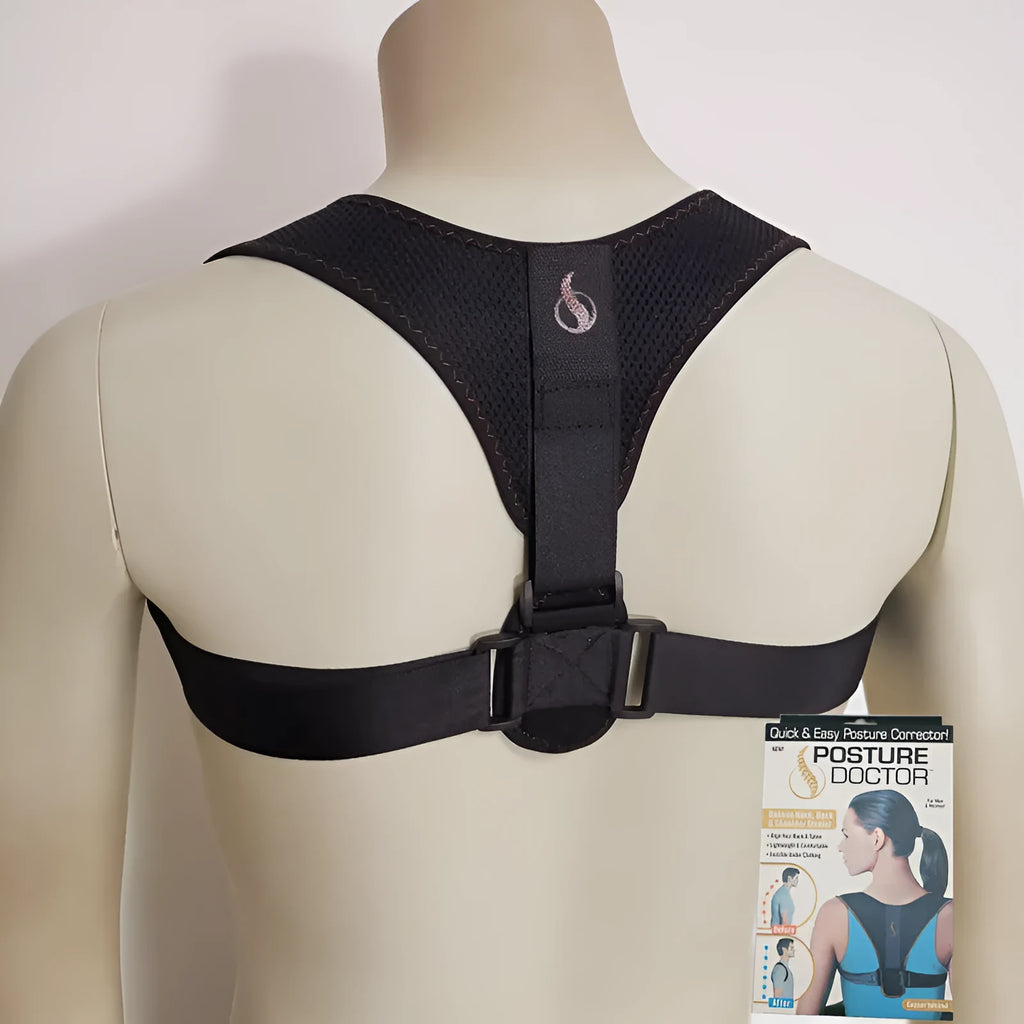 Adjustable clavicular posture correction belt for back support during sitting and fitness activities