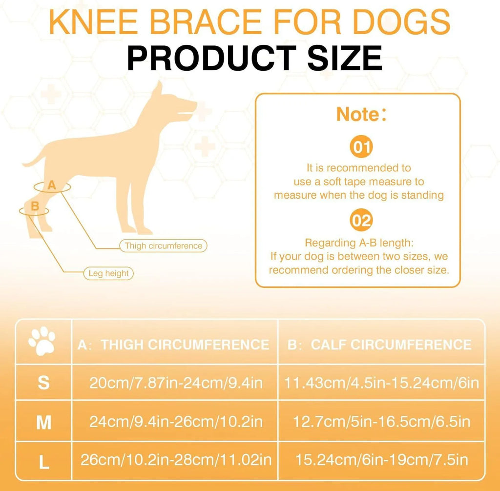 Dog leg protector knee brace auxiliary belt in sizes S M L for pet joint protection
