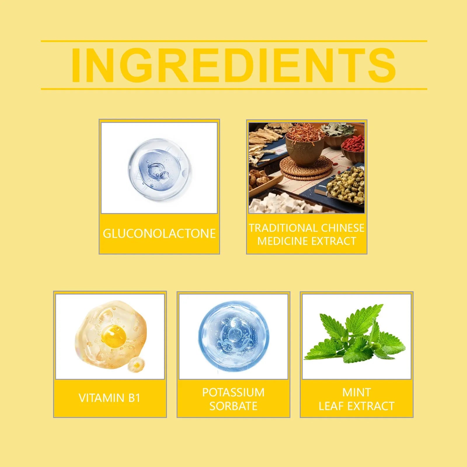 Googeer 60ml body treatment supplement bottle with Chinese herbal extract formula