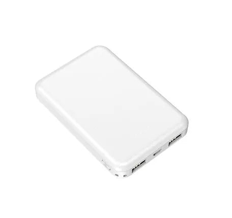 Black and white electric heating vest power bank showing 10000mAh and 5000mAh capacity options.